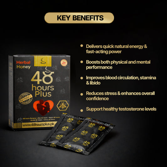 48 Hours Plus | Ginseng Herbal Honey Sachets