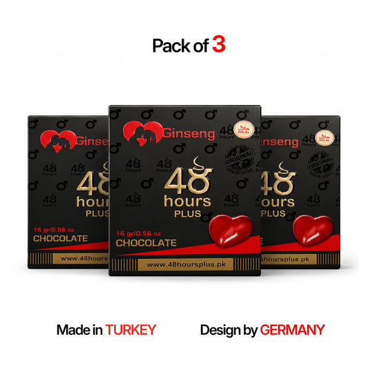 48 Hours Plus | Ginseng Chocolate - 3 Pack