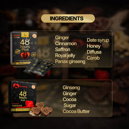 Discovery Pack : Ginseng Chocolate + Ginseng Honey Sachets