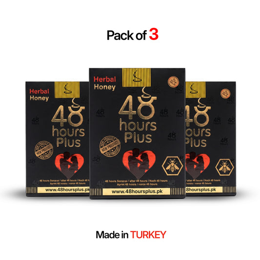 48 Hours Plus | Ginseng Herbal Honey Sachets - 3 Pack