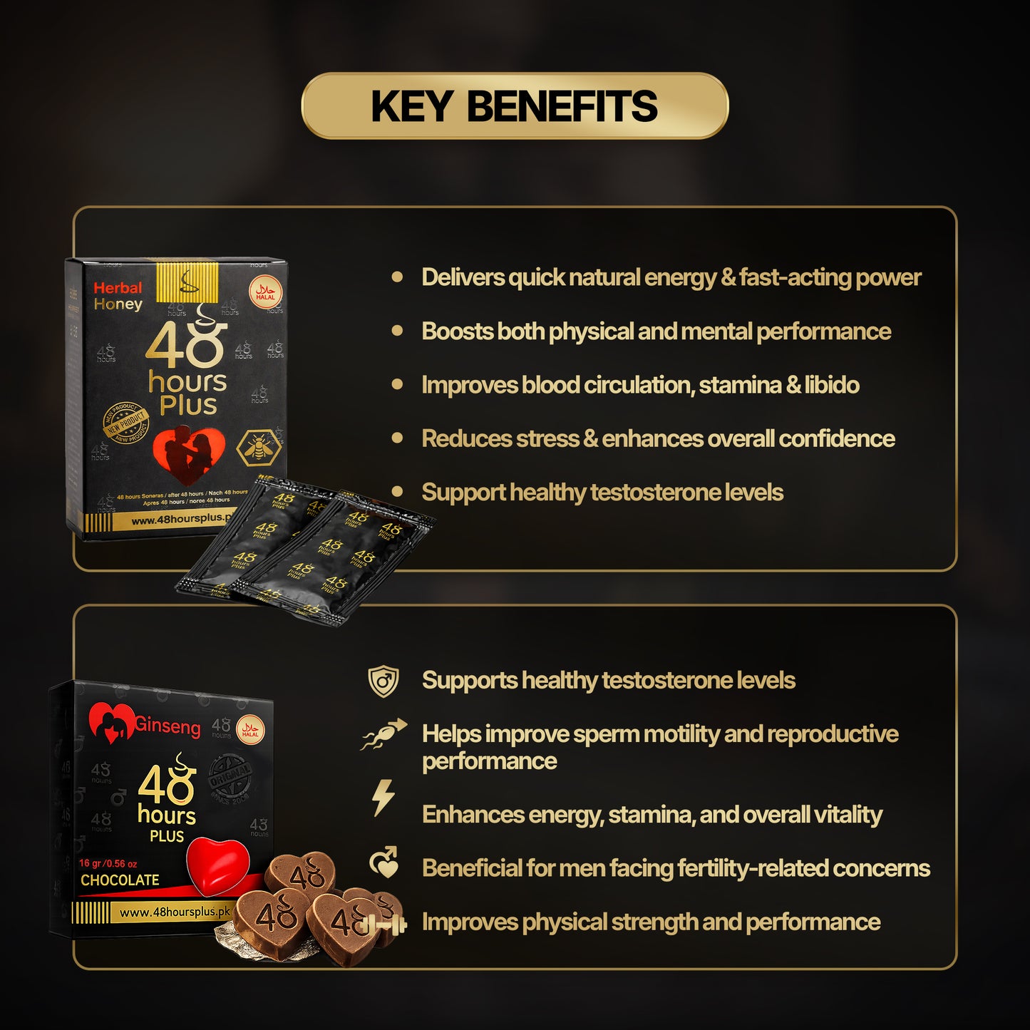 Discovery Pack : Ginseng Chocolate + Ginseng Honey Sachets