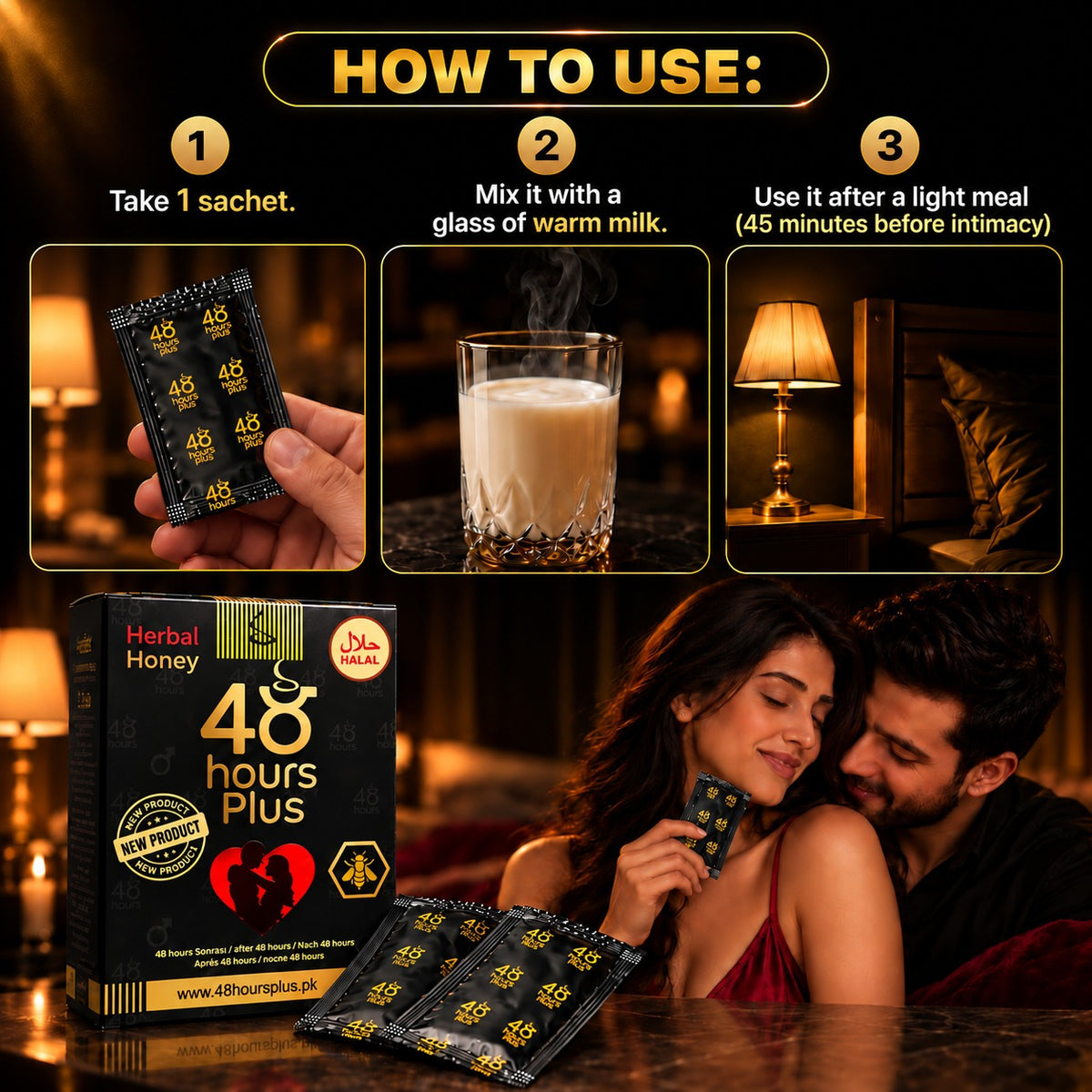 Ginseng Herbal Honey Sachets